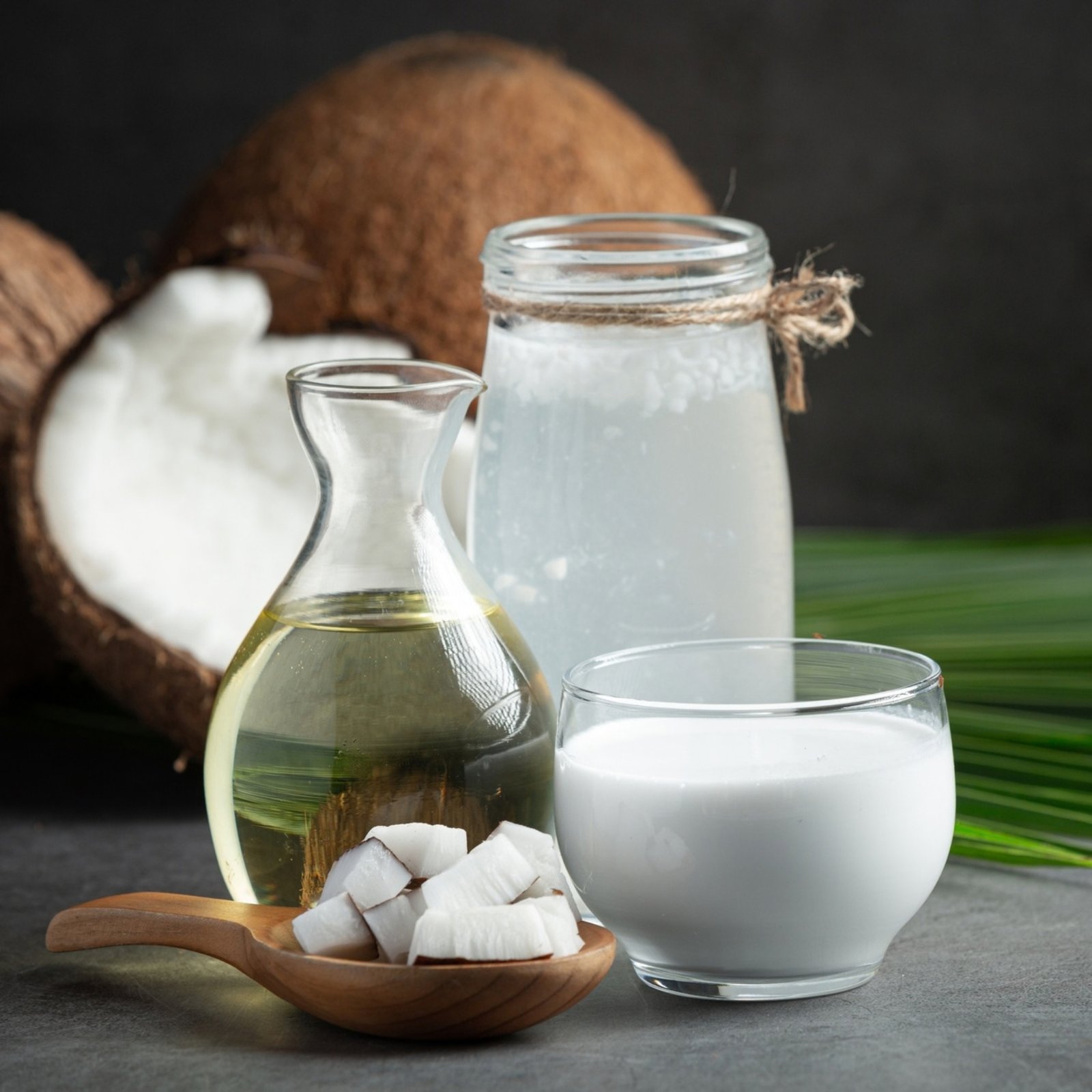 A premium assortment of natural foods including grains, nuts, honey and fresh produce